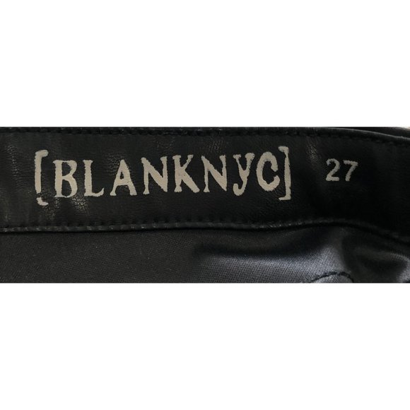 Blank NYC Floral Tapestry & Faux Leather Pants - Picture 6 of 11